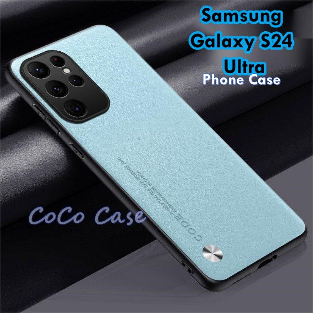 For Samsung Galaxy S24 Ultra Cover Silicone Professional Full Case Classic Simple Solid Color Phone Case Cover sweatproof