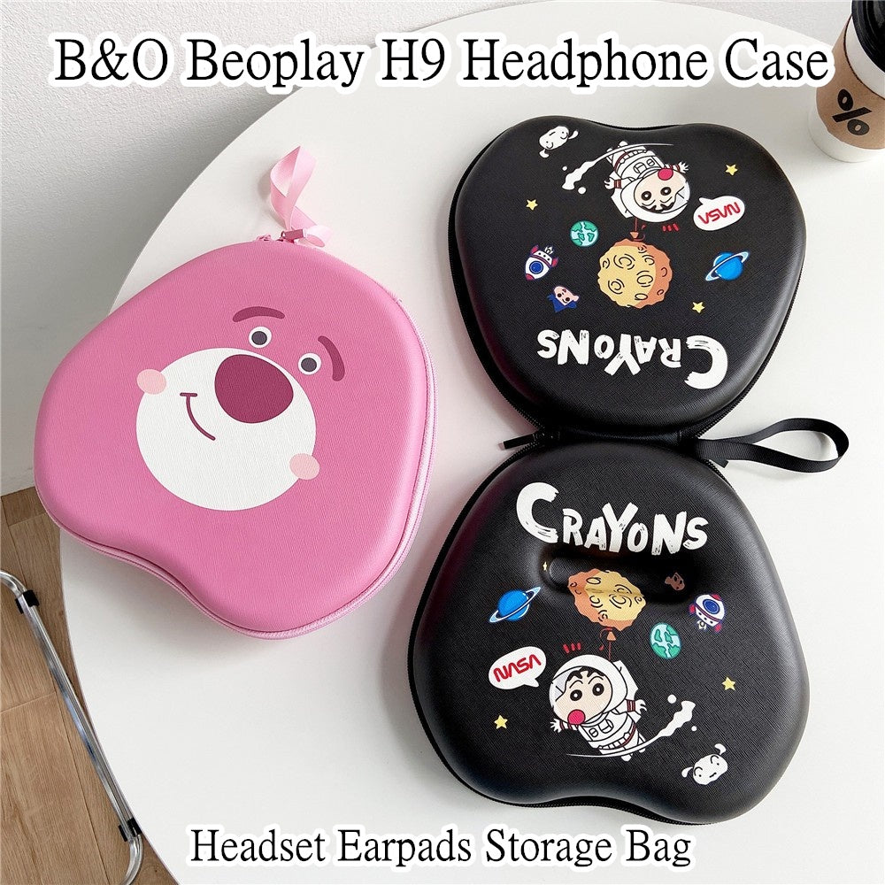 For B&O Beoplay H9 Headphone Case Cartoon Creative Patterns Headset Earpads Storage Bag Casing Box