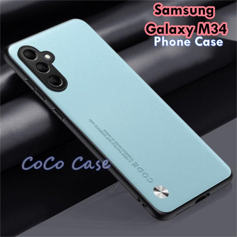 For Samsung Galaxy M34 Cover Silicone Professional Full Case Classic Simple Solid Color Phone Case Cover sweatproof