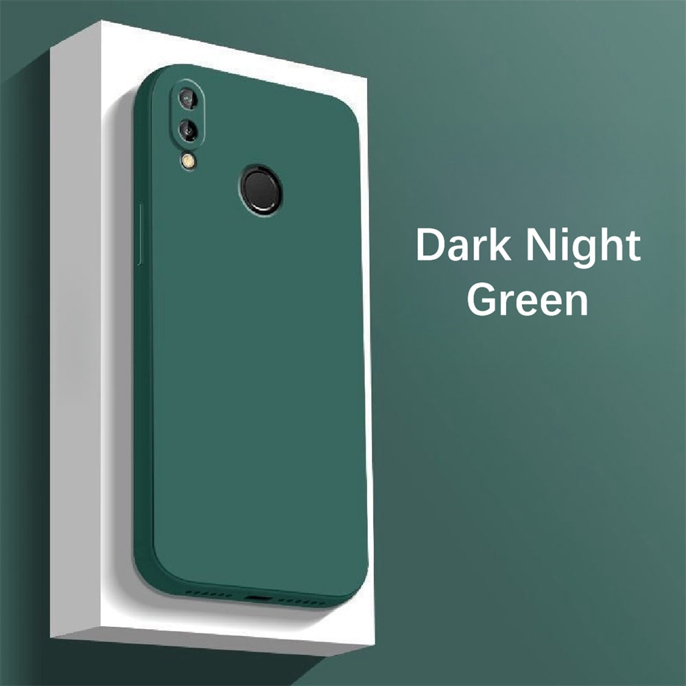 For Huawei P20 Lite Cover Drop and wear resistant Silicone Full Case Classic Simple Solid Color Phone Case Cover