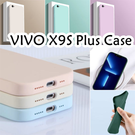 For VIVO X9S Plus Cover Drop and wear resistant Silicone Full Case Classic Simple Solid Color Phone Case Cover