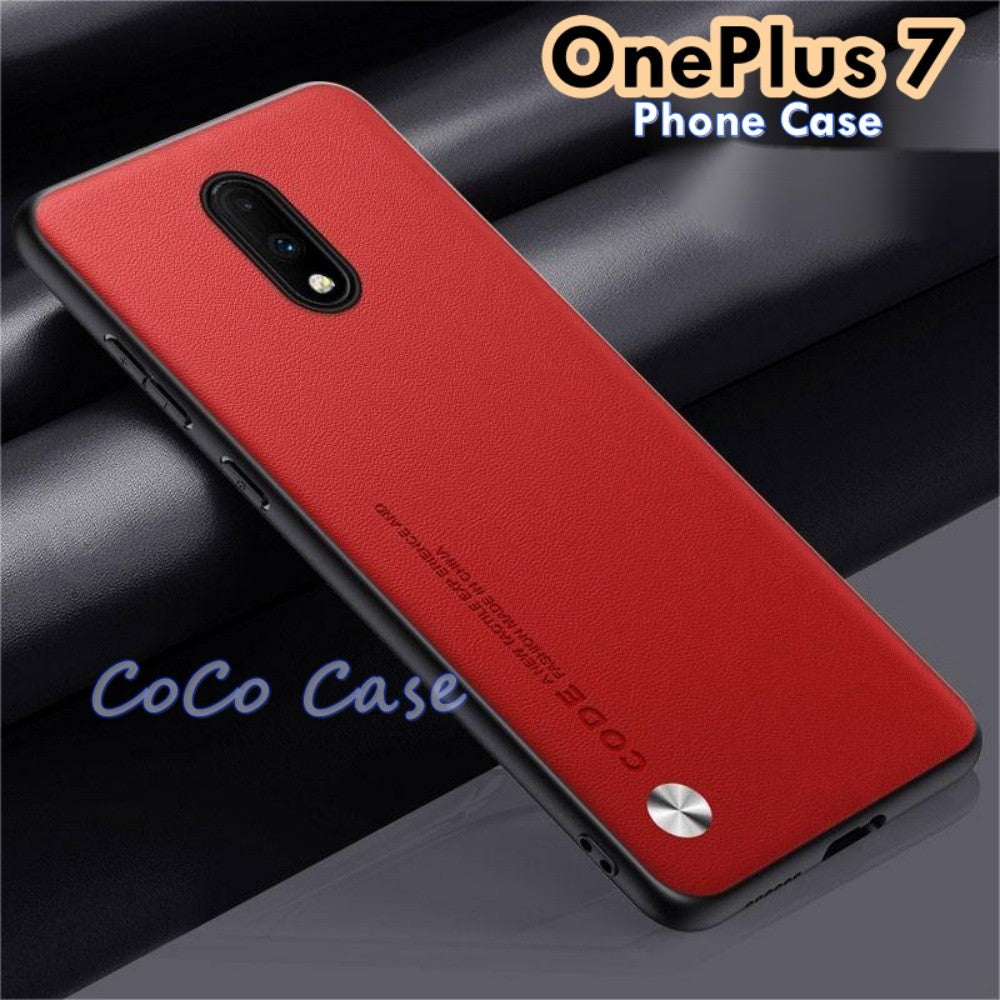 For OnePlus 7 Cover Silicone Professional Full Case Classic Simple Solid Color Phone Case Cover sweatproof