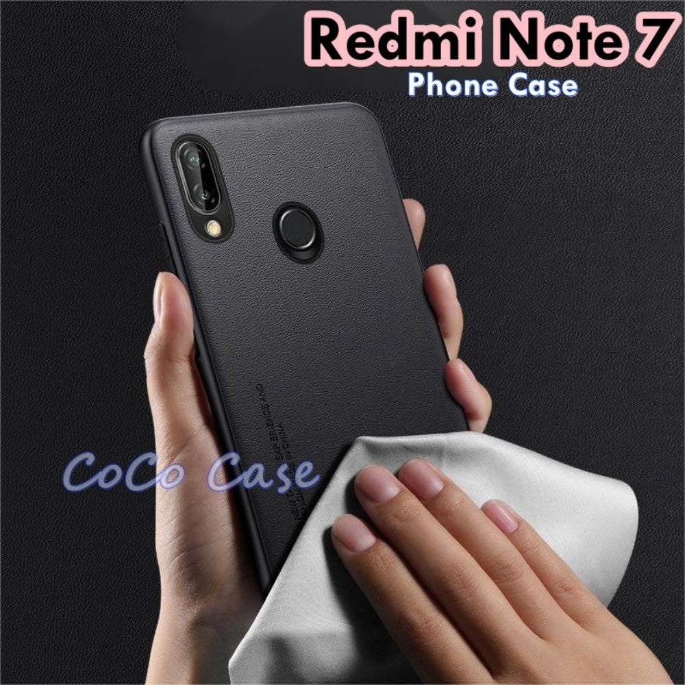 For Redmi Note 7 Cover Silicone Professional Full Case Classic Simple Solid Color Phone Case Cover sweatproof