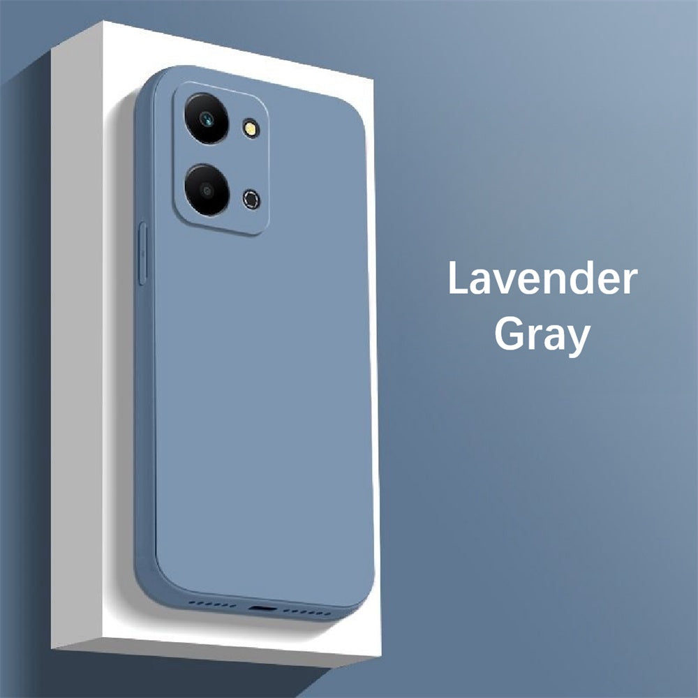 For Honor Play 7T Cover Drop and wear resistant Silicone Full Case Classic Simple Solid Color Phone Case Cover