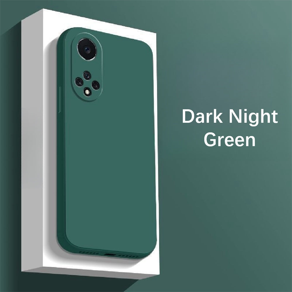 For Huawei Nova 9 Pro Cover Drop and wear resistant Silicone Full Case Classic Simple Solid Color Phone Case Cover