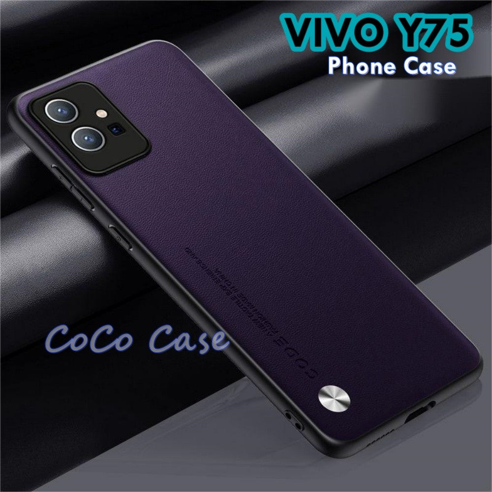 For VIVO Y75 Cover Silicone Professional Full Case Classic Simple Solid Color Phone Case Cover sweatproof