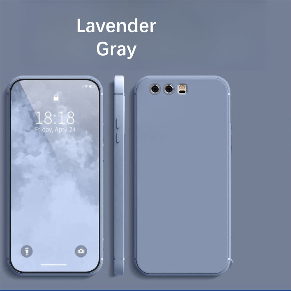 For Huawei P10 Cover Drop and wear resistant Silicone Full Case Classic Simple Solid Color Phone Case Cover