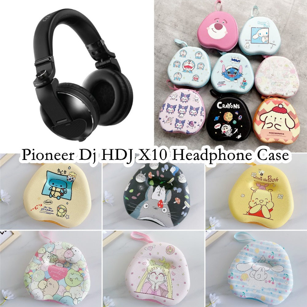 For Pioneer Dj HDJ X10 Headphone Case Cartoon Creative Patterns Headset Earpads Storage Bag Casing Box
