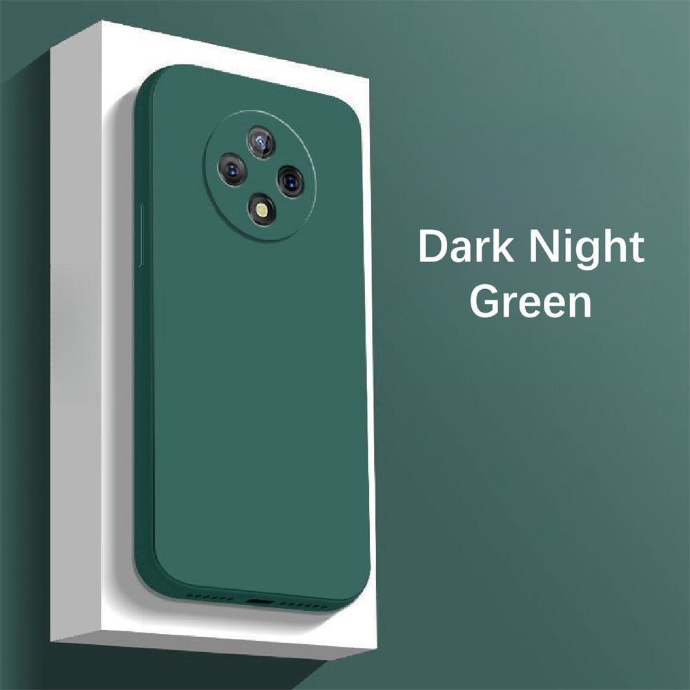 For Huawei Enjoy 50 Plus Cover Drop and wear resistant Silicone Full Case Classic Simple Solid Color Phone Case Cover