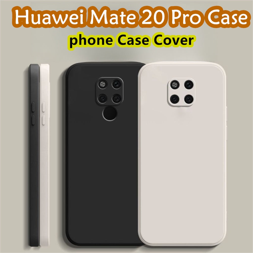 For Huawei Mate 20 Pro Cover Drop and wear resistant Silicone Full Case Classic Simple Solid Color Phone Case Cover