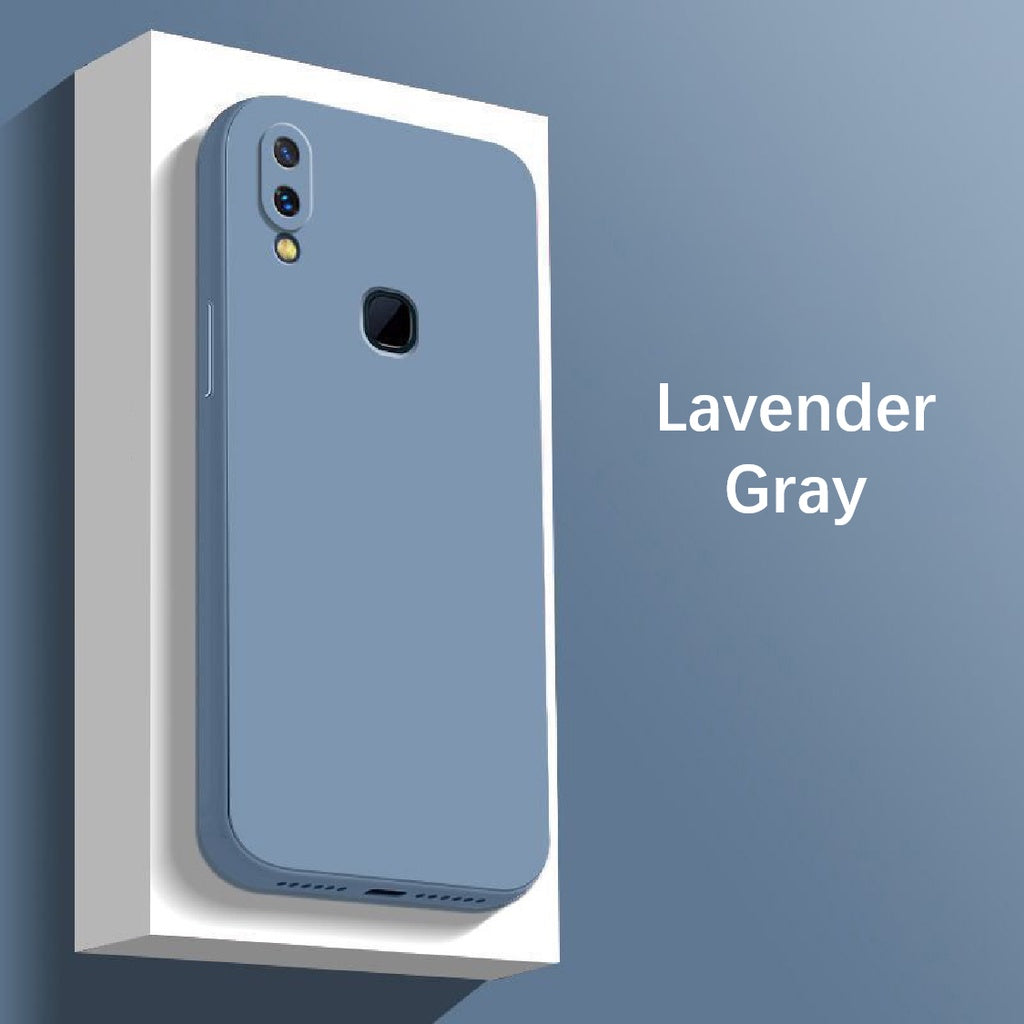 For VIVO Y85 Cover Drop and wear resistant Silicone Full Case Classic Simple Solid Color Phone Case Cover