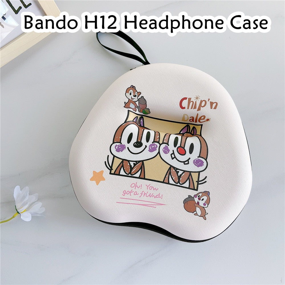 For Bando H12 Headphone Case Cartoon Creative Patterns Headset Earpads Storage Bag Casing Box