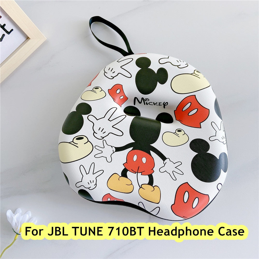For JBL TUNE 710BT Headphone Case Cartoon Creative Patterns Headset Earpads Storage Bag Casing Box