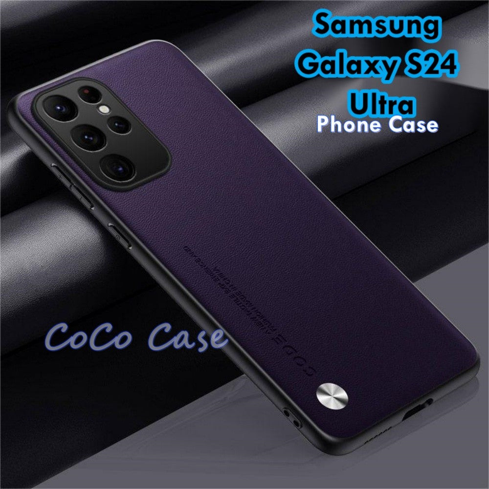 For Samsung Galaxy S24 Ultra Cover Silicone Professional Full Case Classic Simple Solid Color Phone Case Cover sweatproof