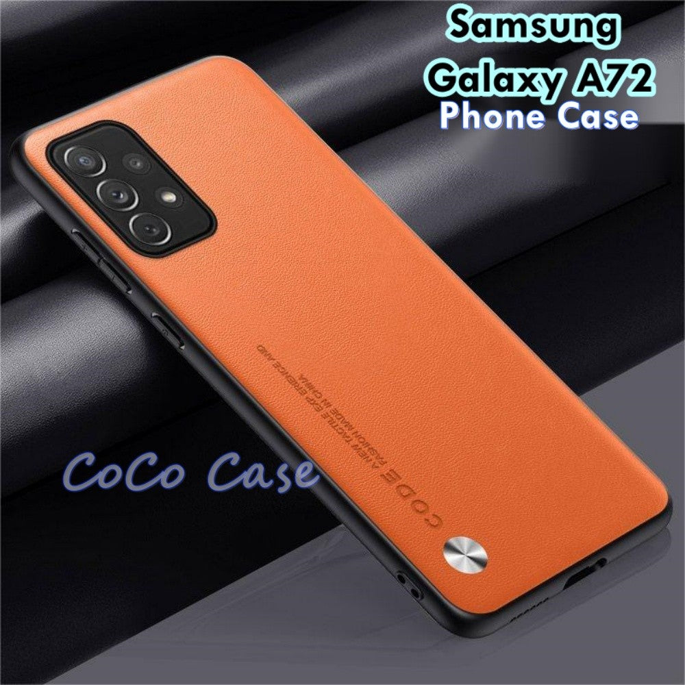 For Samsung Galaxy A72 Cover Silicone Professional Full Case Classic Simple Solid Color Phone Case Cover sweatproof