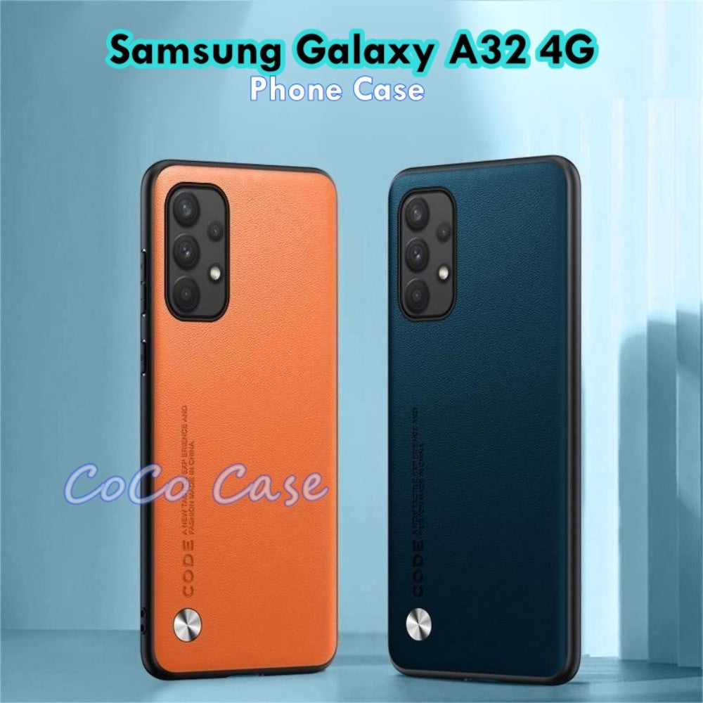 For Samsung Galaxy A32 4G Cover Silicone Professional Full Case Classic Simple Solid Color Phone Case Cover sweatproof