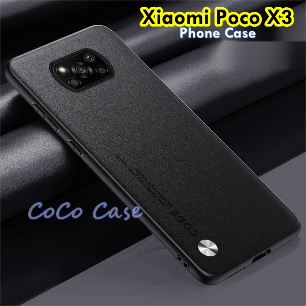 For Xiaomi Poco X3 Cover Silicone Professional Full Case Classic Simple Solid Color Phone Case Cover sweatproof