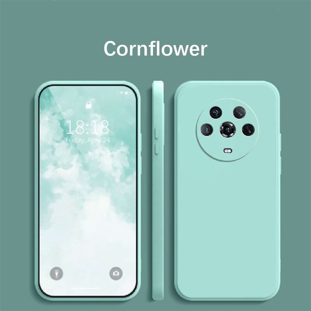 For Honor Magic 3 Pro Cover Drop and wear resistant Silicone Full Case Classic Simple Solid Color Phone Case Cover