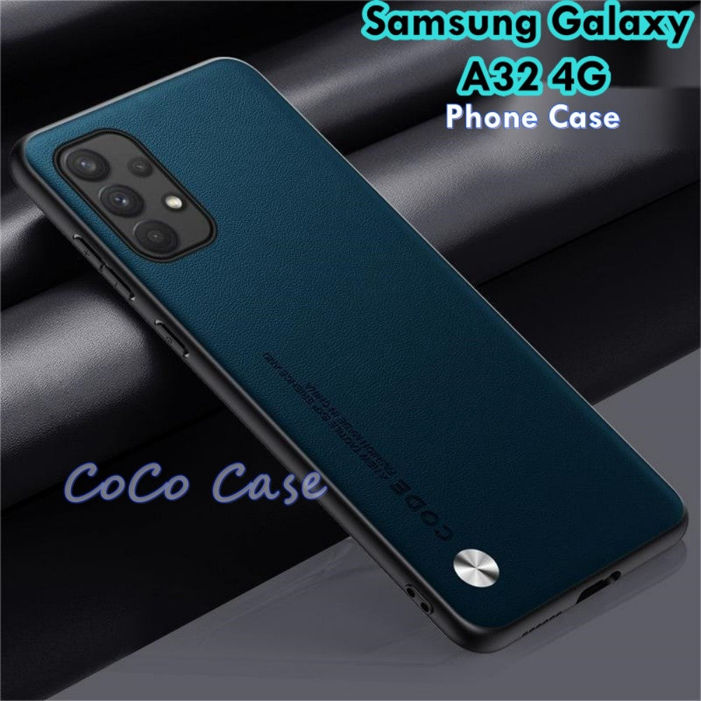 For Samsung Galaxy A32 4G Cover Silicone Professional Full Case Classic Simple Solid Color Phone Case Cover sweatproof