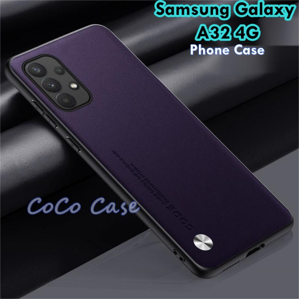 For Samsung Galaxy A32 4G Cover Silicone Professional Full Case Classic Simple Solid Color Phone Case Cover sweatproof