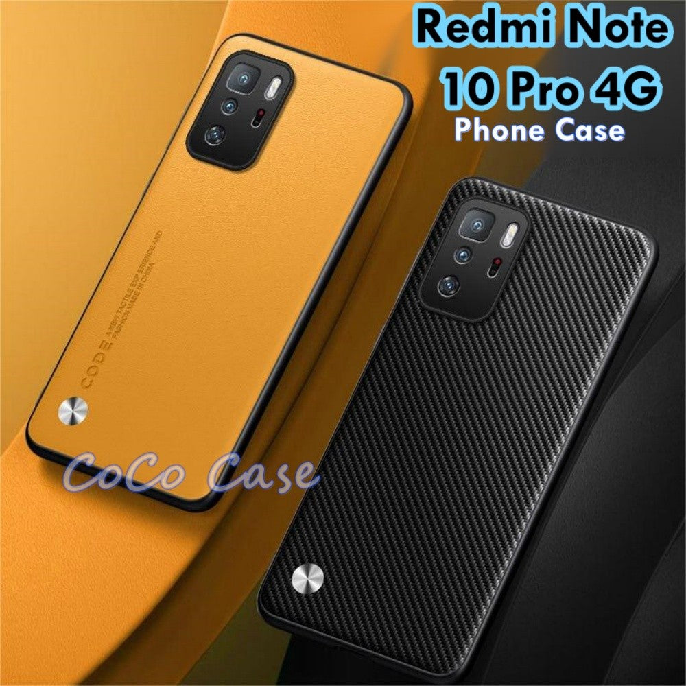 For Redmi Note 10 Pro 4G Cover Silicone Professional Full Case Classic Simple Solid Color Phone Case Cover sweatproof