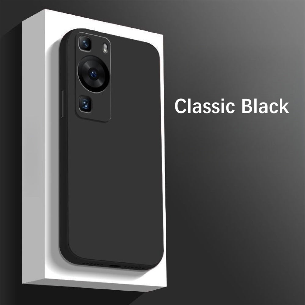 For Huawei P60 Cover Drop and wear resistant Silicone Full Case Classic Simple Solid Color Phone Case Cover