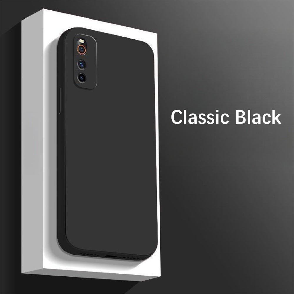 For IQOO Neo 3 Cover Drop and wear resistant Silicone Full Case Classic Simple Solid Color Phone Case Cover