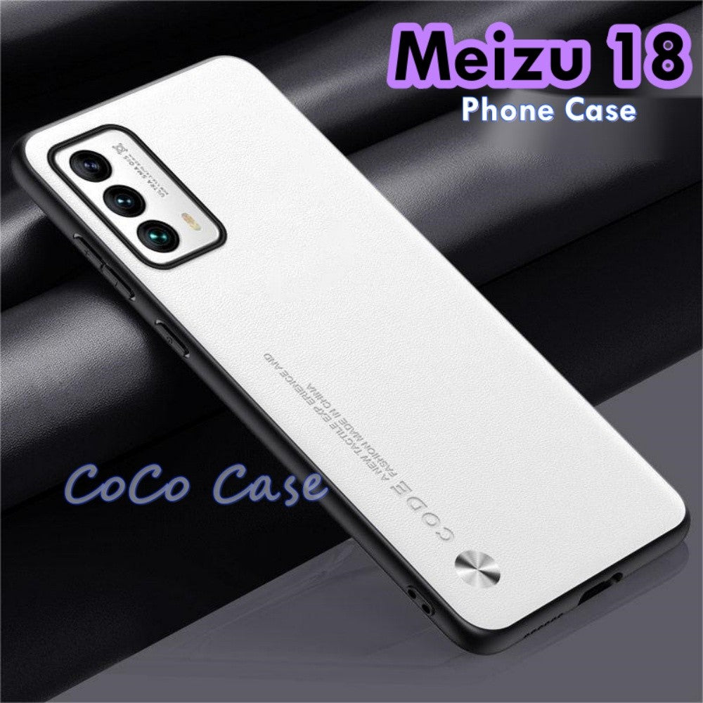 For Meizu 18 Cover Silicone Professional Full Case Classic Simple Solid Color Phone Case Cover sweatproof