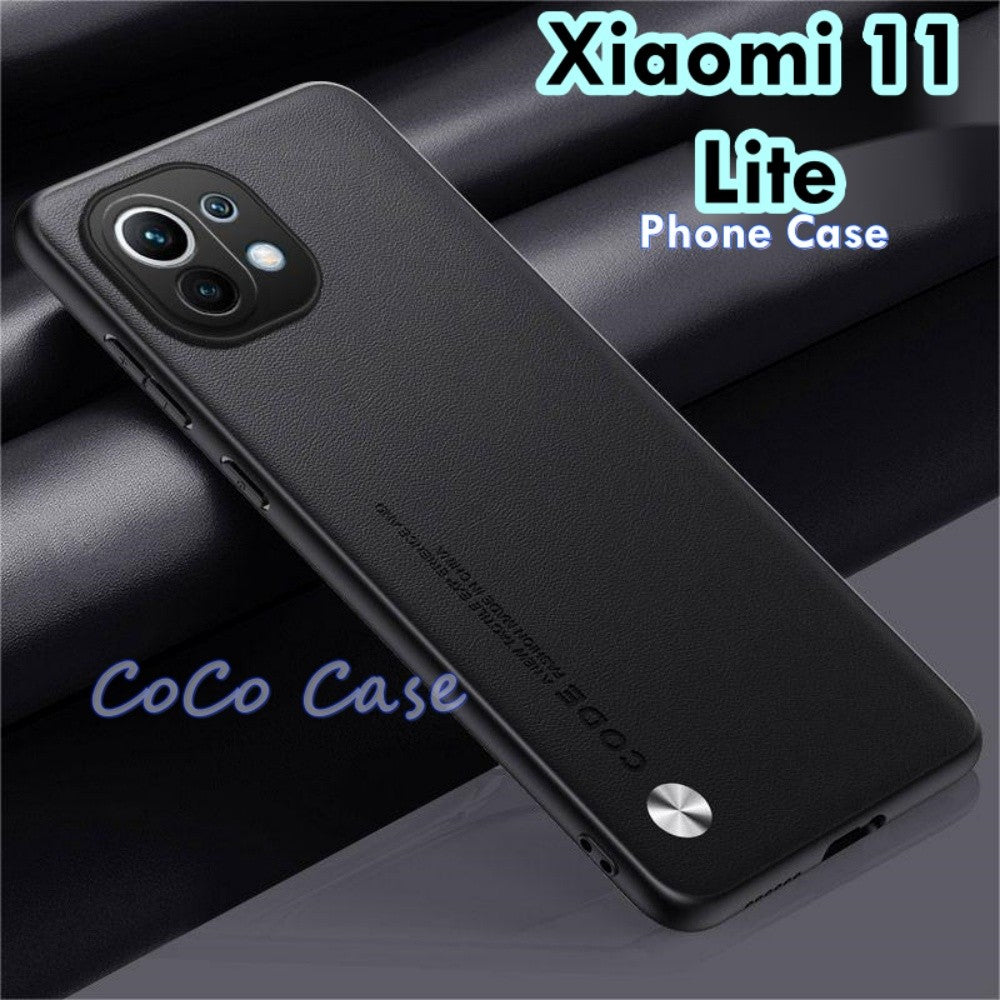 For Xiaomi 11 Lite Cover Silicone Professional Full Case Classic Simple Solid Color Phone Case Cover sweatproof
