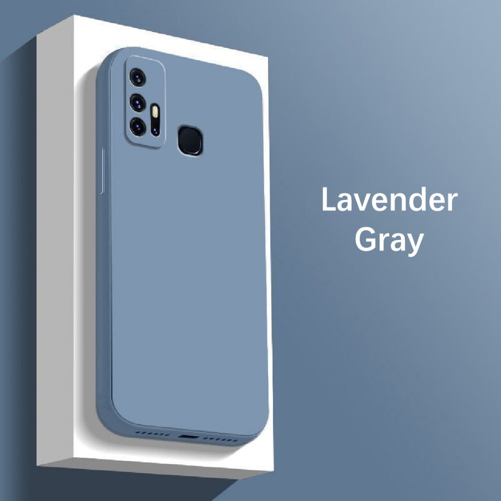 For VIVO Z6 Cover Drop and wear resistant Silicone Full Case Classic Simple Solid Color Phone Case Cover
