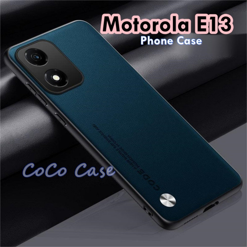 For Motorola E13 Cover Silicone Professional Full Case Classic Simple Solid Color Phone Case Cover sweatproof