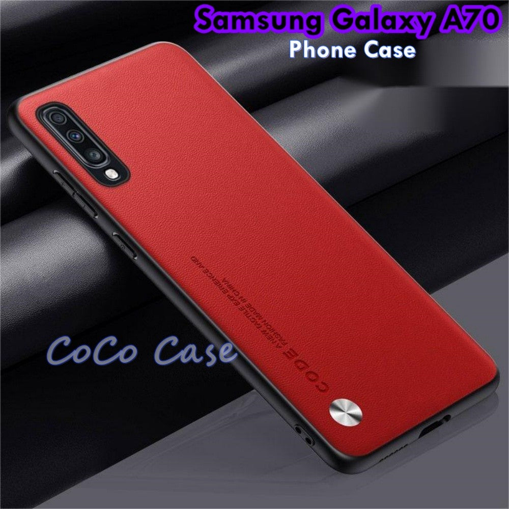 For Samsung Galaxy A70 Cover Silicone Professional Full Case Classic Simple Solid Color Phone Case Cover sweatproof