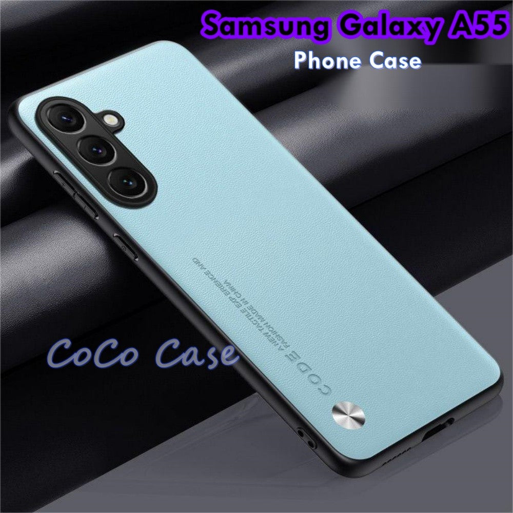 For Samsung Galaxy A55 Cover Silicone Professional Full Case Classic Simple Solid Color Phone Case Cover sweatproof
