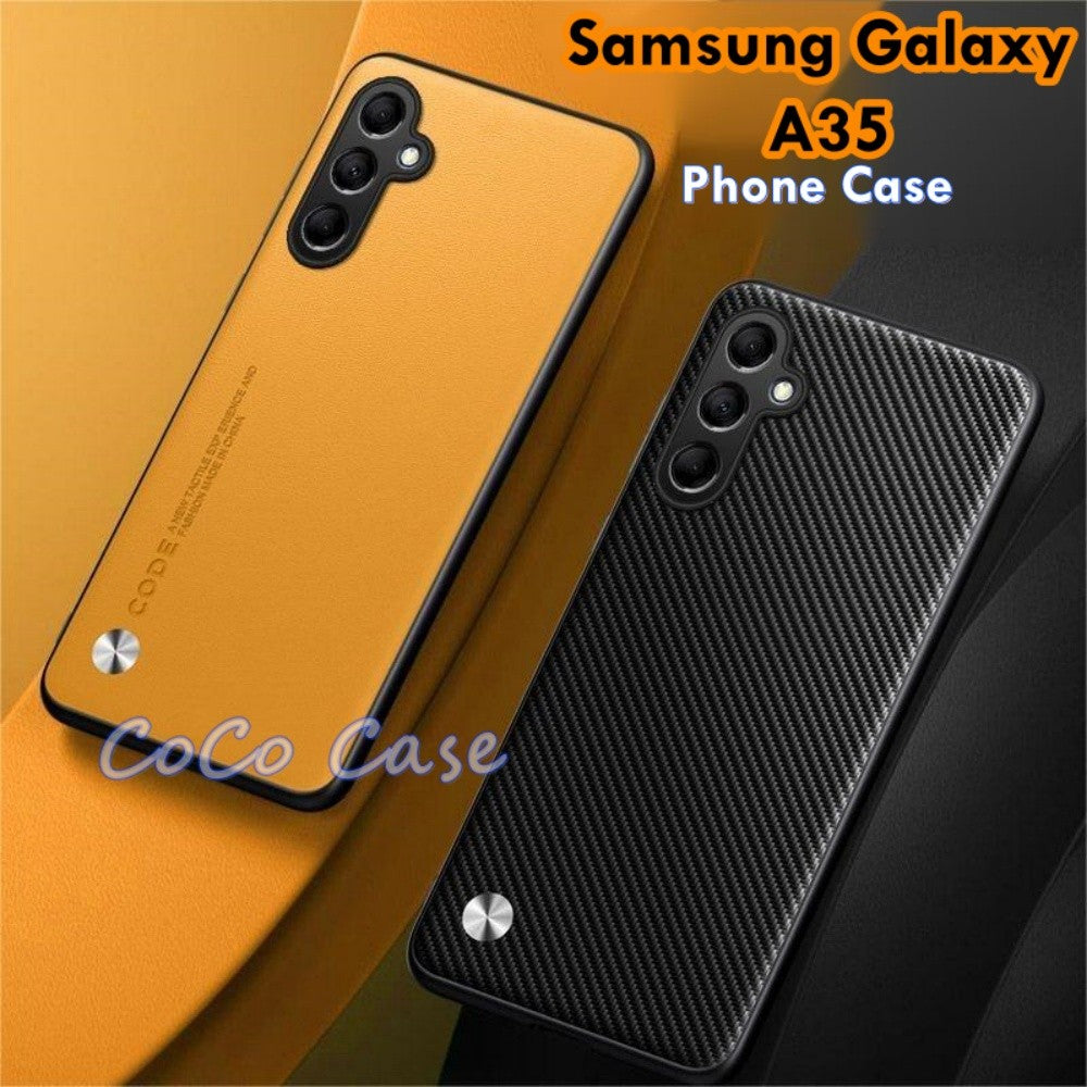 For Samsung Galaxy A35 Cover Silicone Professional Full Case Classic Simple Solid Color Phone Case Cover sweatproof