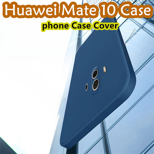 For Huawei Mate 10 Cover Drop and wear resistant Silicone Full Case Classic Simple Solid Color Phone Case Cover