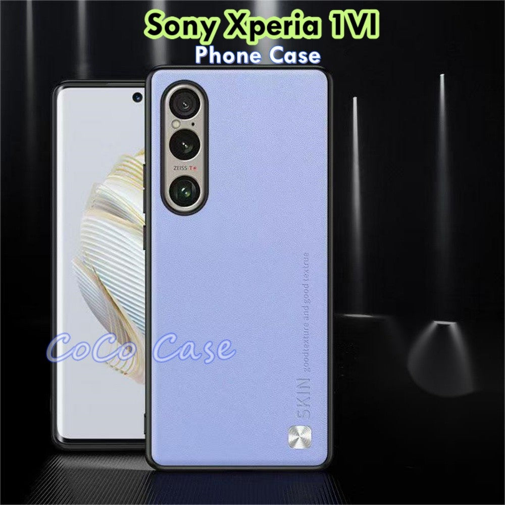 For Sony Xperia 1VI Cover Silicone Professional Full Case Classic Simple Solid Color Phone Case Cover sweatproof