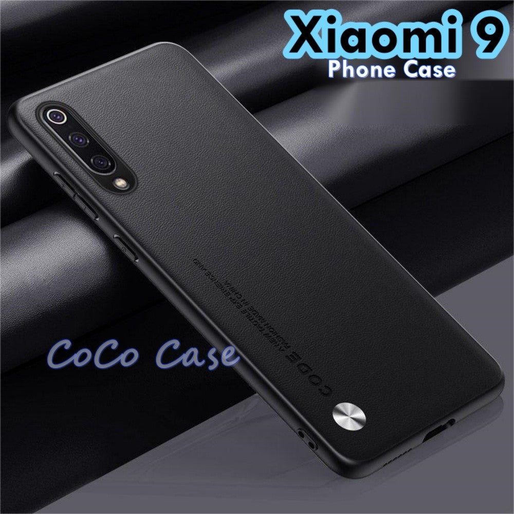 For Xiaomi 9 Cover Silicone Professional Full Case Classic Simple Solid Color Phone Case Cover sweatproof