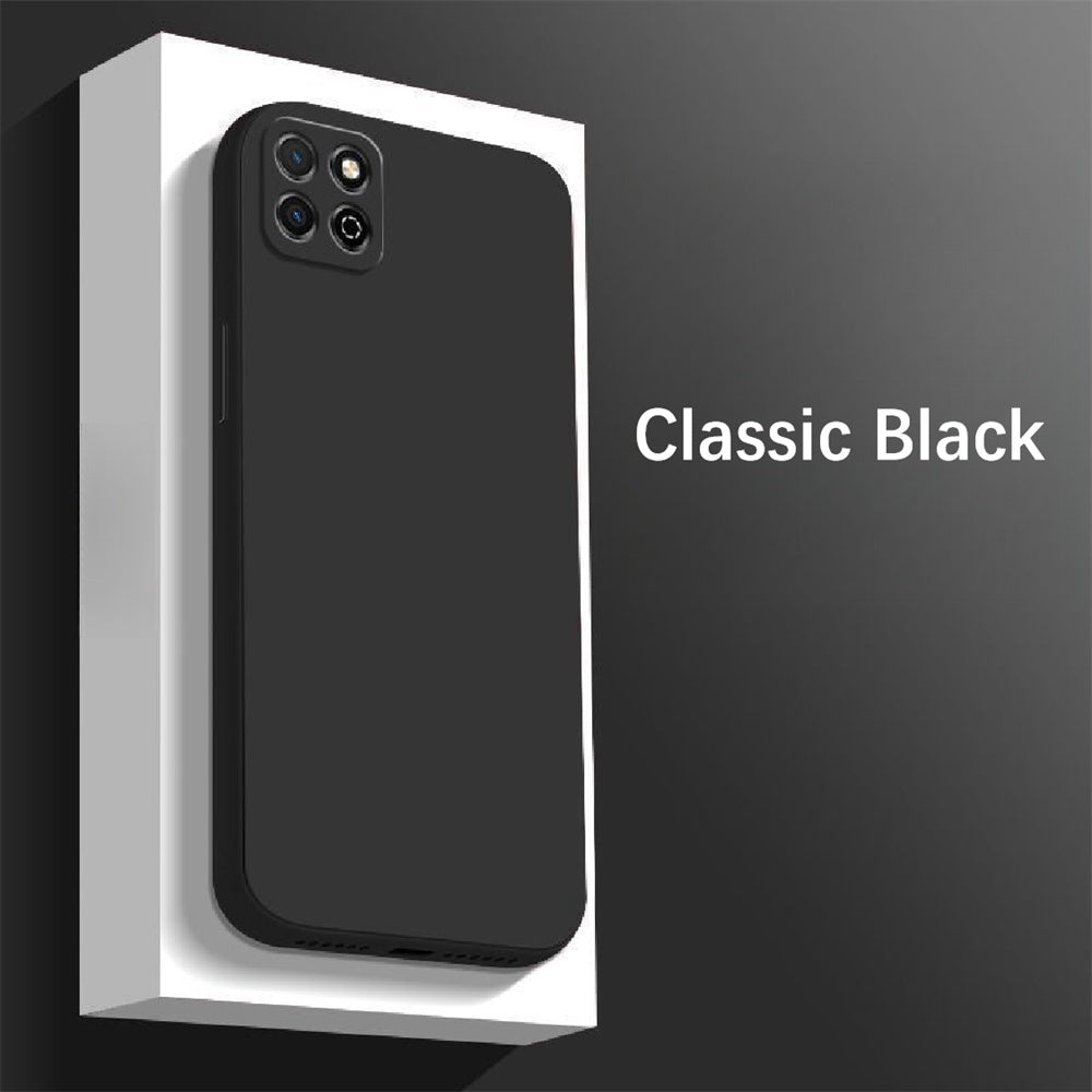 For Huawei Play 20 Cover Drop and wear resistant Silicone Full Case Classic Simple Solid Color Phone Case Cover