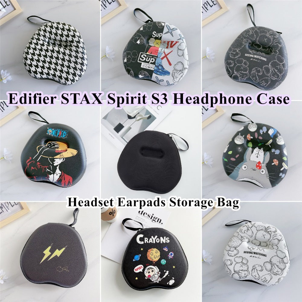 For Edifier STAX Spirit S3 Headphone Case Cartoon Creative Patterns Headset Earpads Storage Bag Casing Box