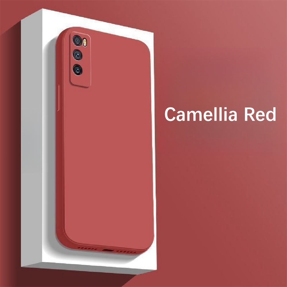 For Huawei Enjoy 20 Pro Cover Drop and wear resistant Silicone Full Case Classic Simple Solid Color Phone Case Cover