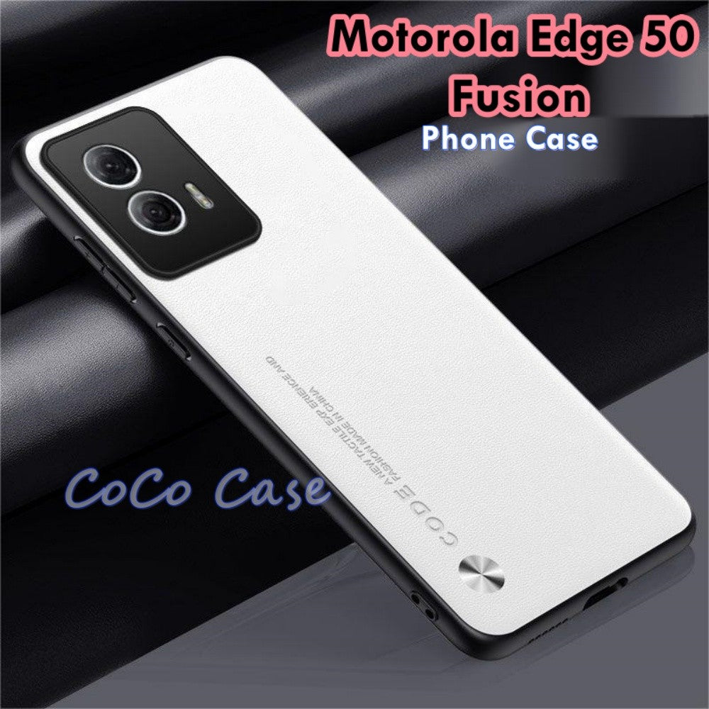 For Motorola Edge 50 Fusion Cover Silicone Professional Full Case Classic Simple Solid Color Phone Case Cover sweatproof