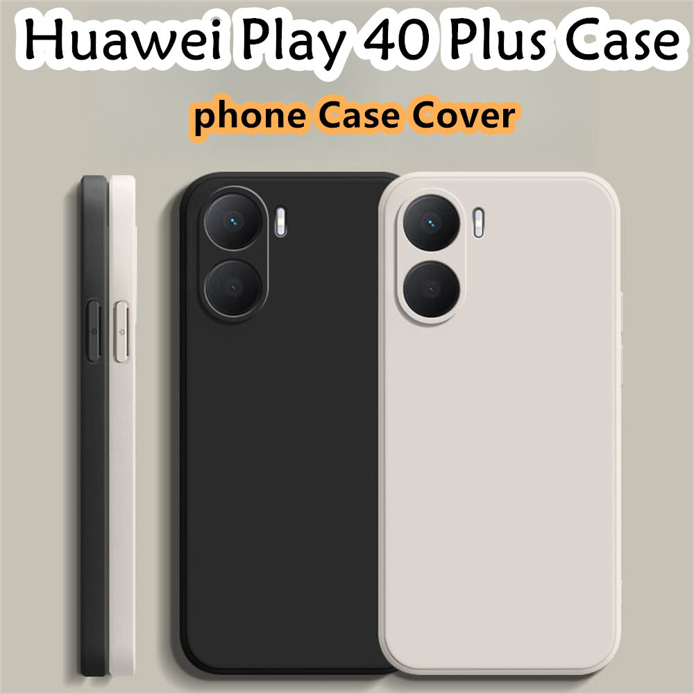 For Huawei Play 40 Plus Cover Drop and wear resistant Silicone Full Case Classic Simple Solid Color Phone Case Cover