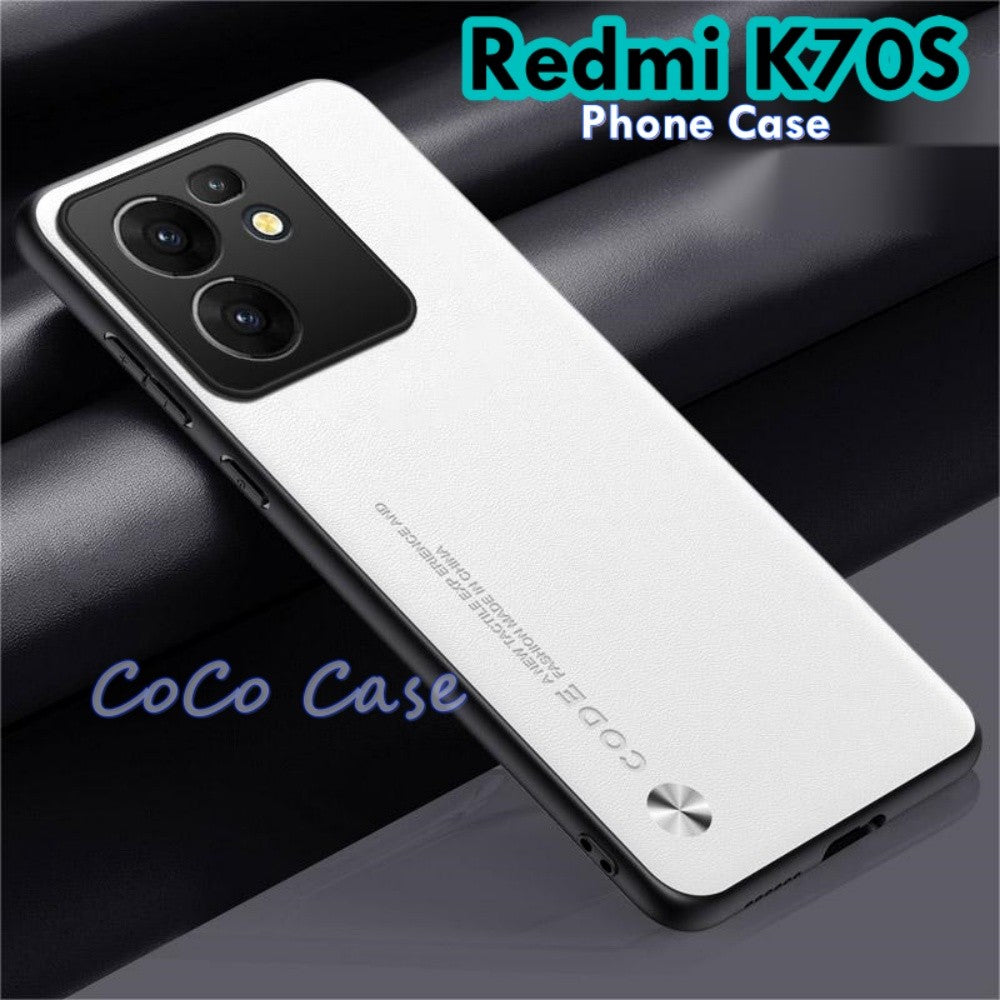For Redmi K70S Cover Silicone Professional Full Case Classic Simple Solid Color Phone Case Cover sweatproof
