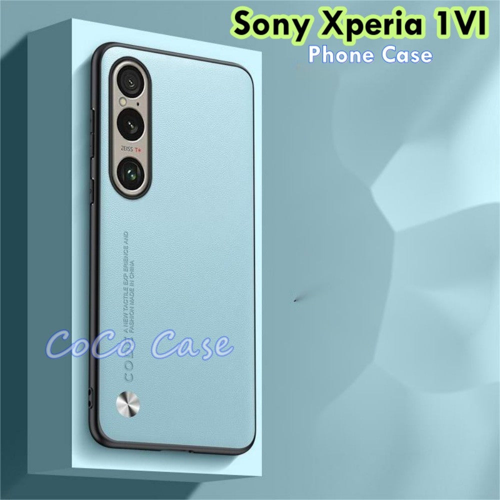 For Sony Xperia 1VI Cover Silicone Professional Full Case Classic Simple Solid Color Phone Case Cover sweatproof