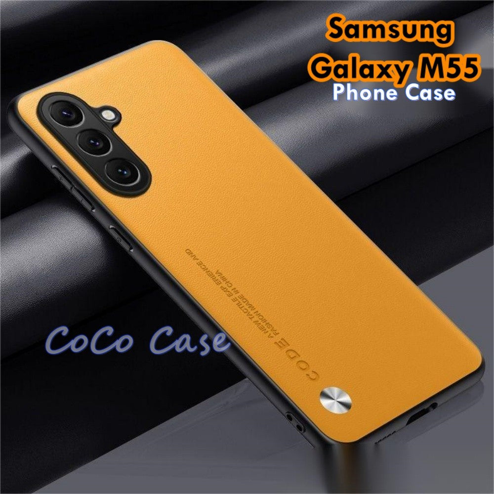 For Samsung Galaxy M55 Cover Silicone Professional Full Case Classic Simple Solid Color Phone Case Cover sweatproof