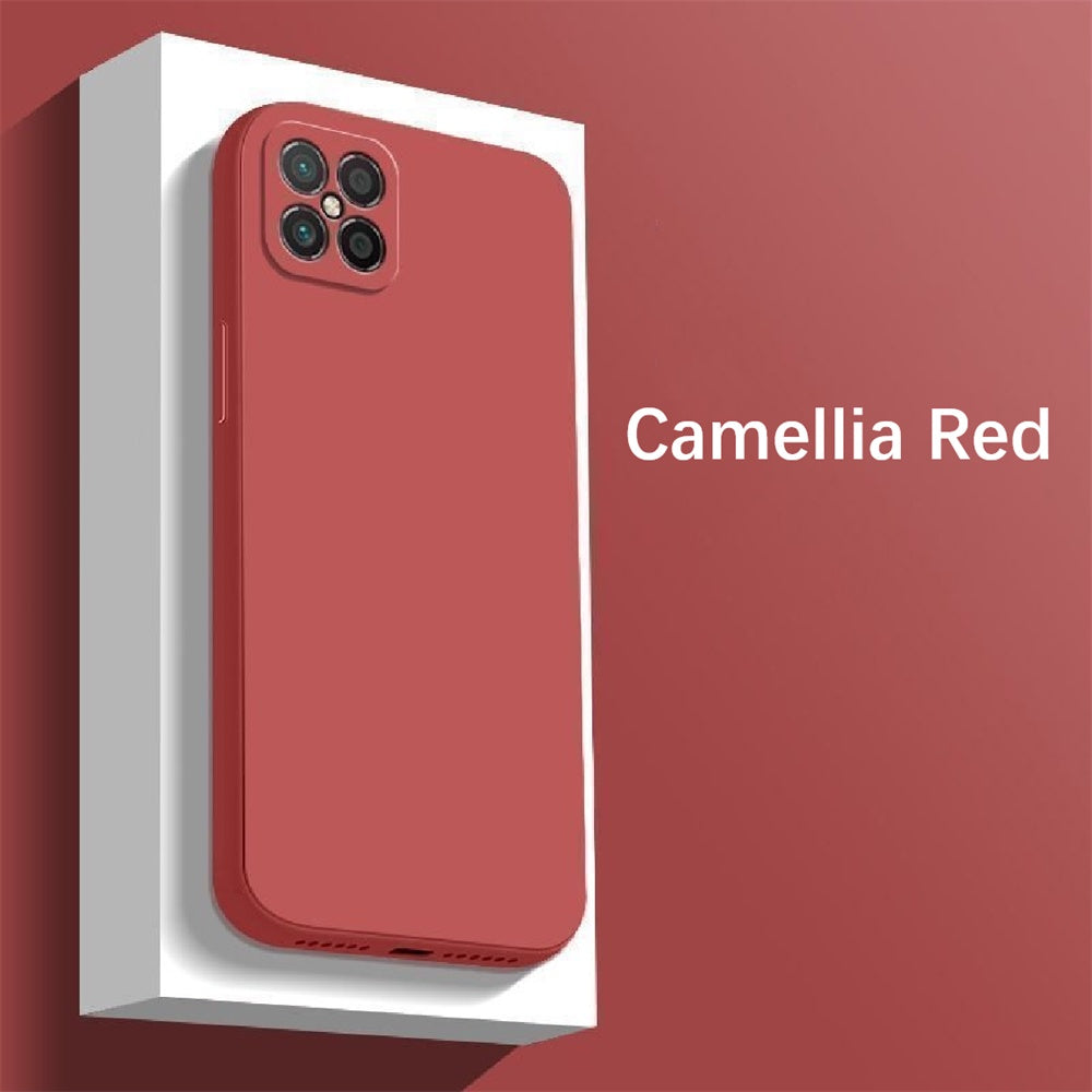 For Honor X8 4G Cover Drop and wear resistant Silicone Full Case Classic Simple Solid Color Phone Case Cover
