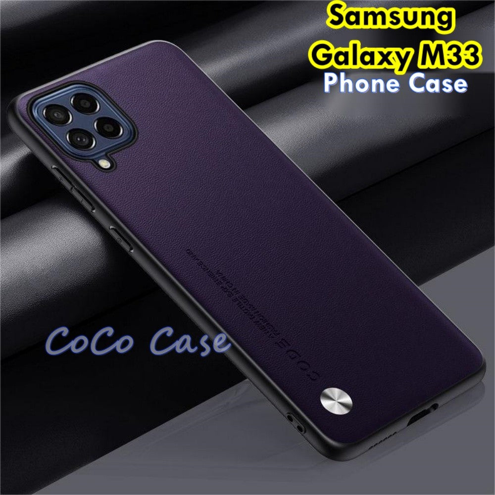 For Samsung Galaxy M33 Cover Silicone Professional Full Case Classic Simple Solid Color Phone Case Cover sweatproof