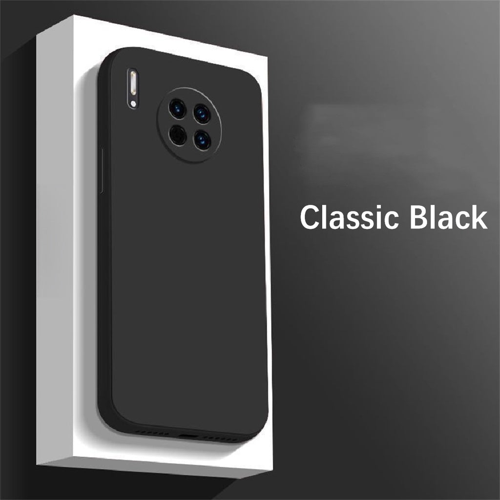 For Huawei Mate 30 Pro Cover Drop and wear resistant Silicone Full Case Classic Simple Solid Color Phone Case Cover