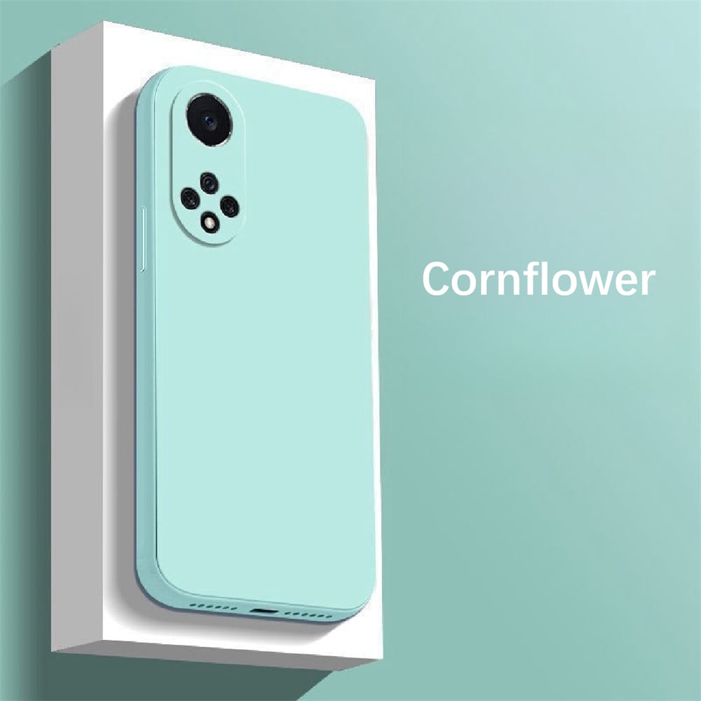 For Huawei Nova 9 Cover Drop and wear resistant Silicone Full Case Classic Simple Solid Color Phone Case Cover