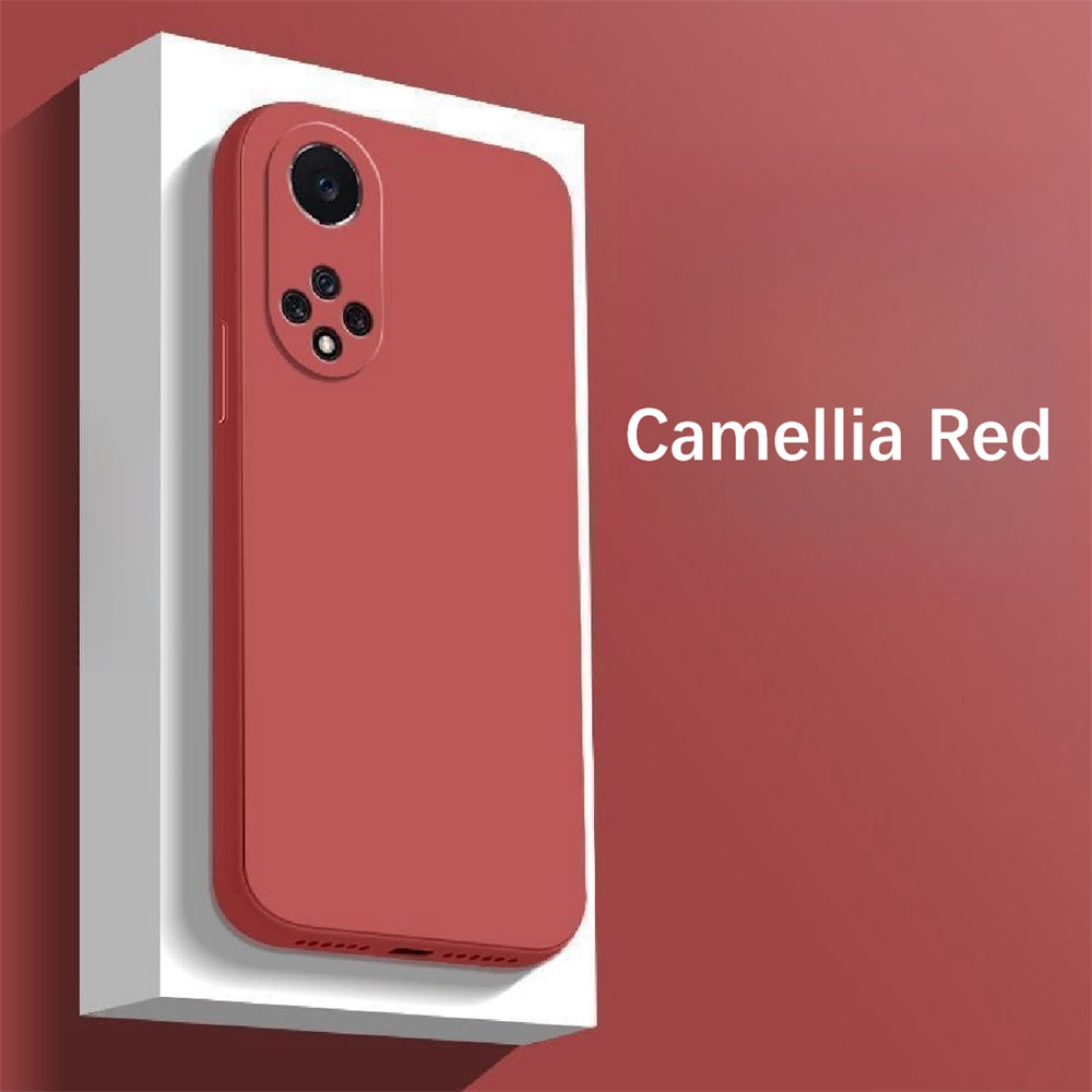 For Huawei Nova 9 Cover Drop and wear resistant Silicone Full Case Classic Simple Solid Color Phone Case Cover